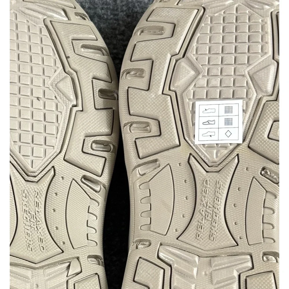 Skechers Loafers Men's 12 Gray Expected Avillo Relaxed Fit Memory Foam Canvas